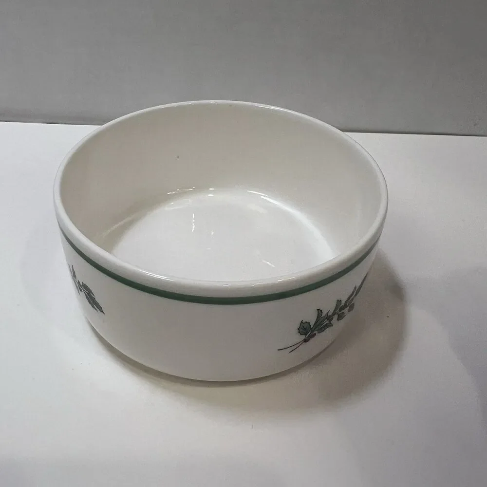 NIKKO Christmas Holly Berry Cheese Spread Bowl Snack Bowl Japan Vintage